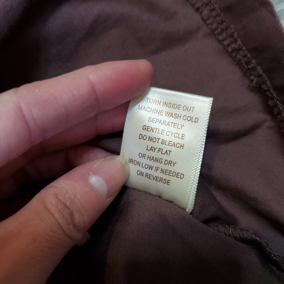 ❤ BEBOP Green and Brown Canvas Dress - Picture 7 of 7